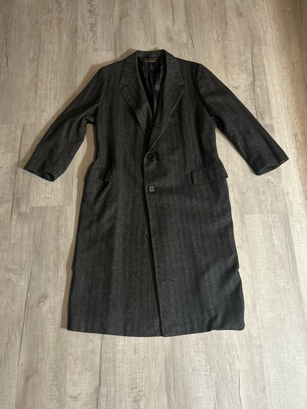 Vintage Neiman Marcus Herringbone Coat